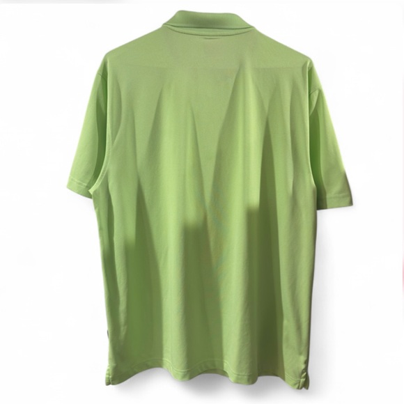 Men’s Greg Norman Collection Green Performance Polo Shirt Size XL - Picture 3 of 5